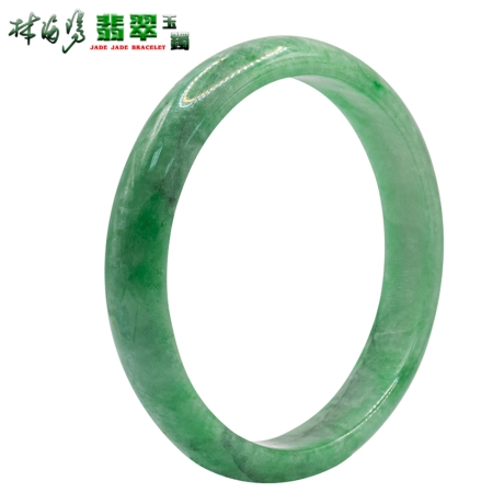 滿綠翡翠玉鐲(A貨緬甸玉)A19