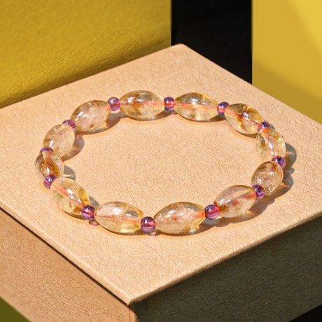 黃水晶天天旺財手鍊