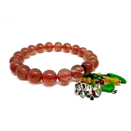 旺人際好姻緣草莓晶手鍊