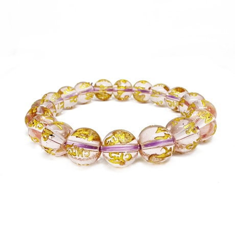 旺五方財好人緣六字箴言琉璃手鍊