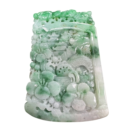 頂級花開富貴翡翠