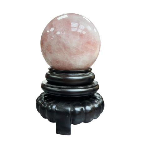 巴西星光粉晶球