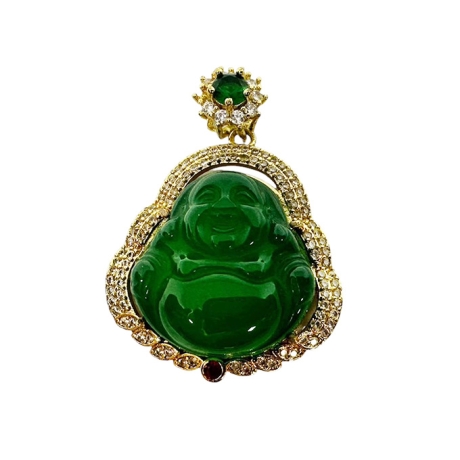 彌勒佛玉髓項鍊(小) 含鍊子