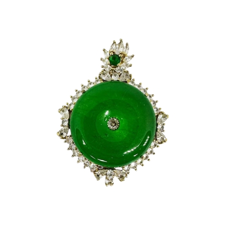 平安扣玉髓項鍊(大)含鍊子