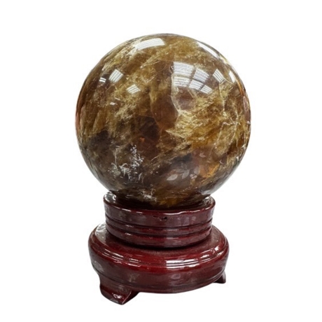 巴西褐色拉長石球