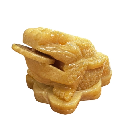 黃玉蟾蜍招偏財爆發財擺陣(送一張招財符)