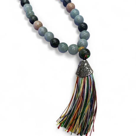 頂級翡翠A貨圓珠項鍊