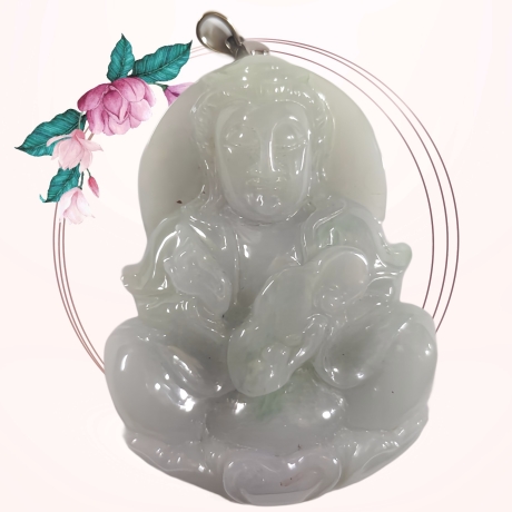 天然翡翠觀音