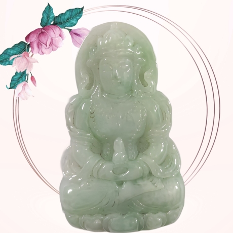 天然翡翠觀音