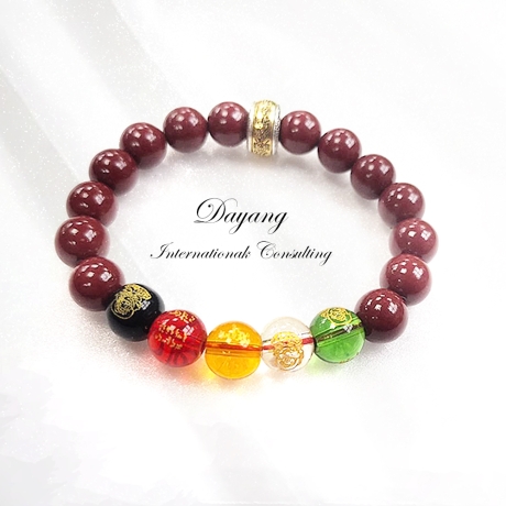 五路財神硃砂手鍊