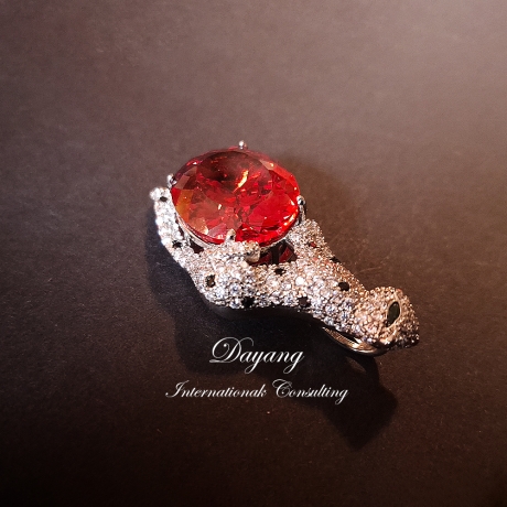 爆賺紅鋯石墜子